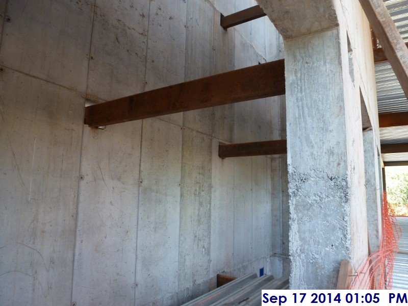 Installed elevator beams at Elev. 1,2,3 (2nd Floor) Facing North-West (800x600)